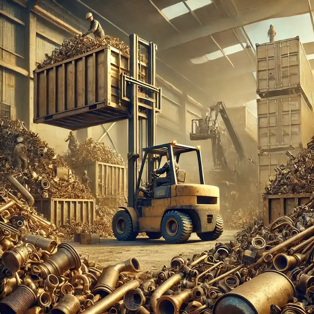 Прием латуни