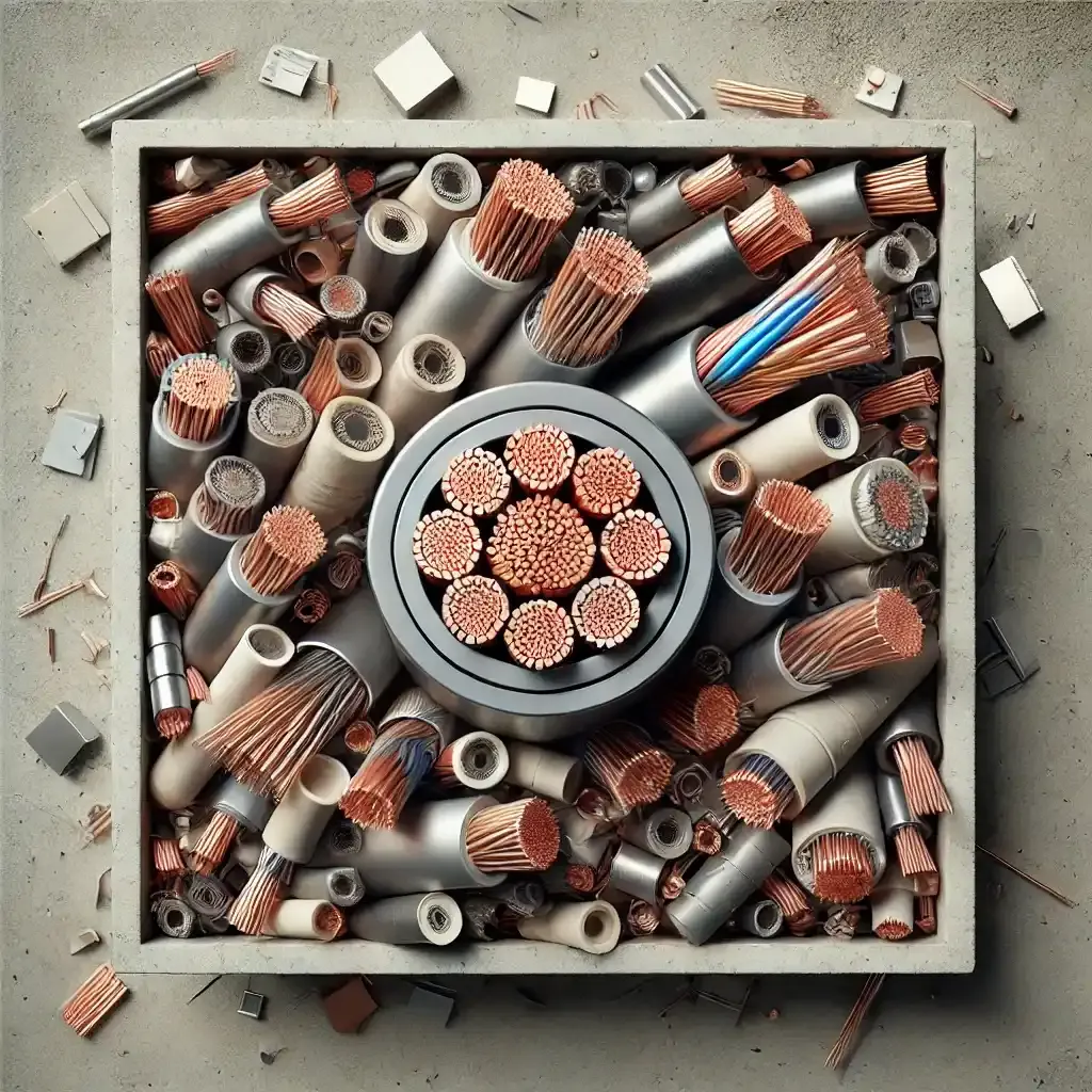 Демонтаж кабеля